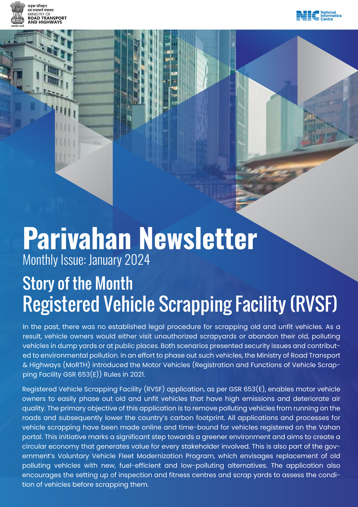 Parivahan Newsletter