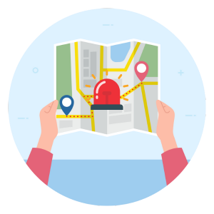 emergency route and qrts