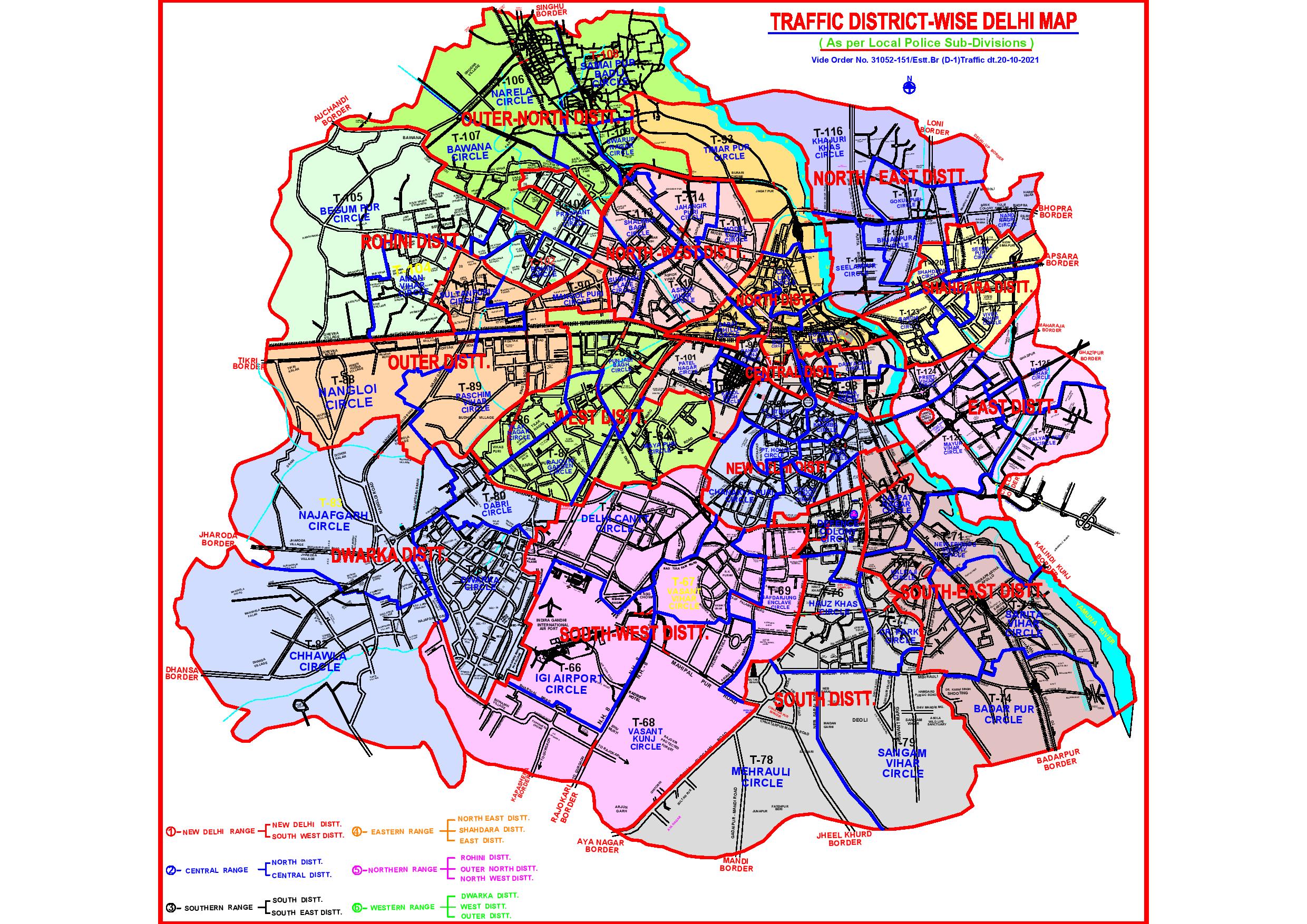 Delhi Map