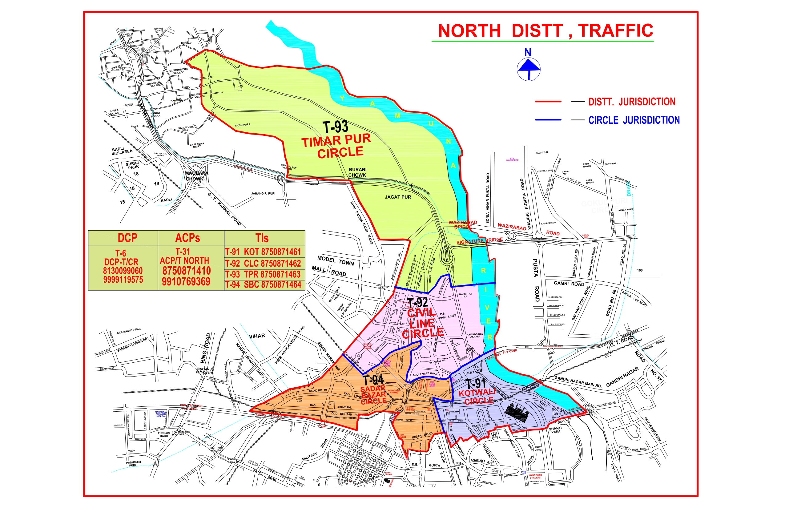 North District Map