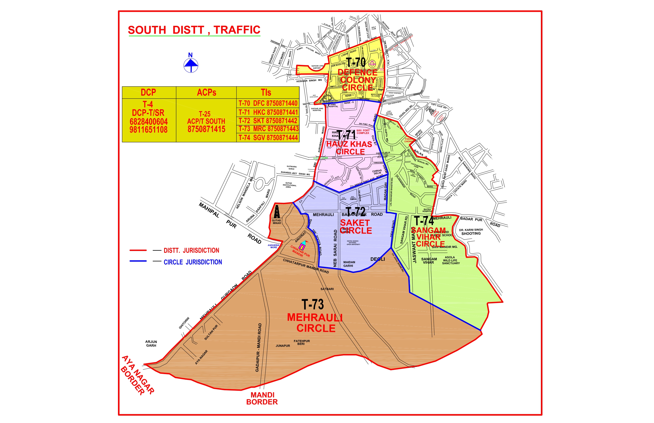 South District Map