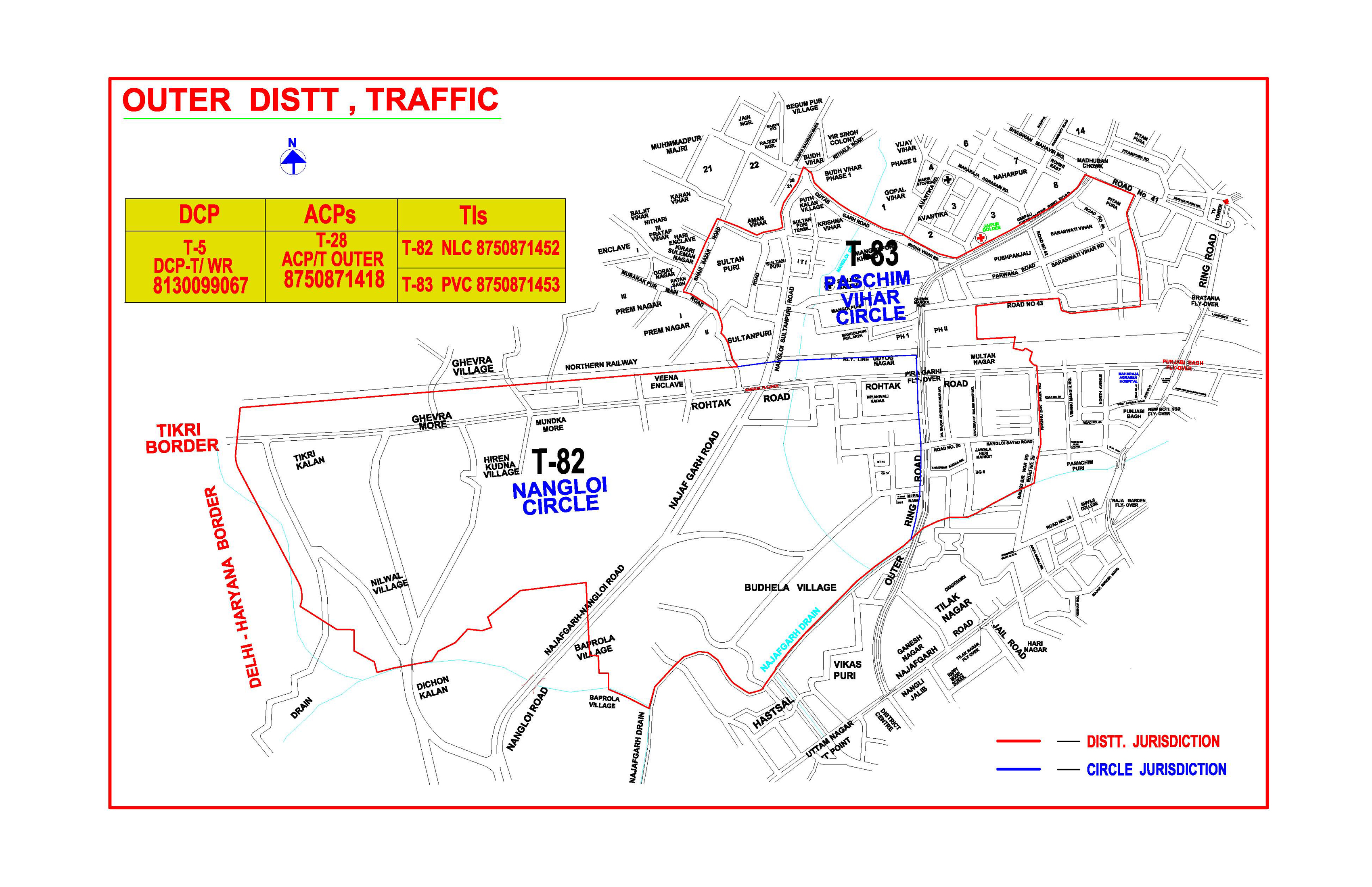 Outer District Map