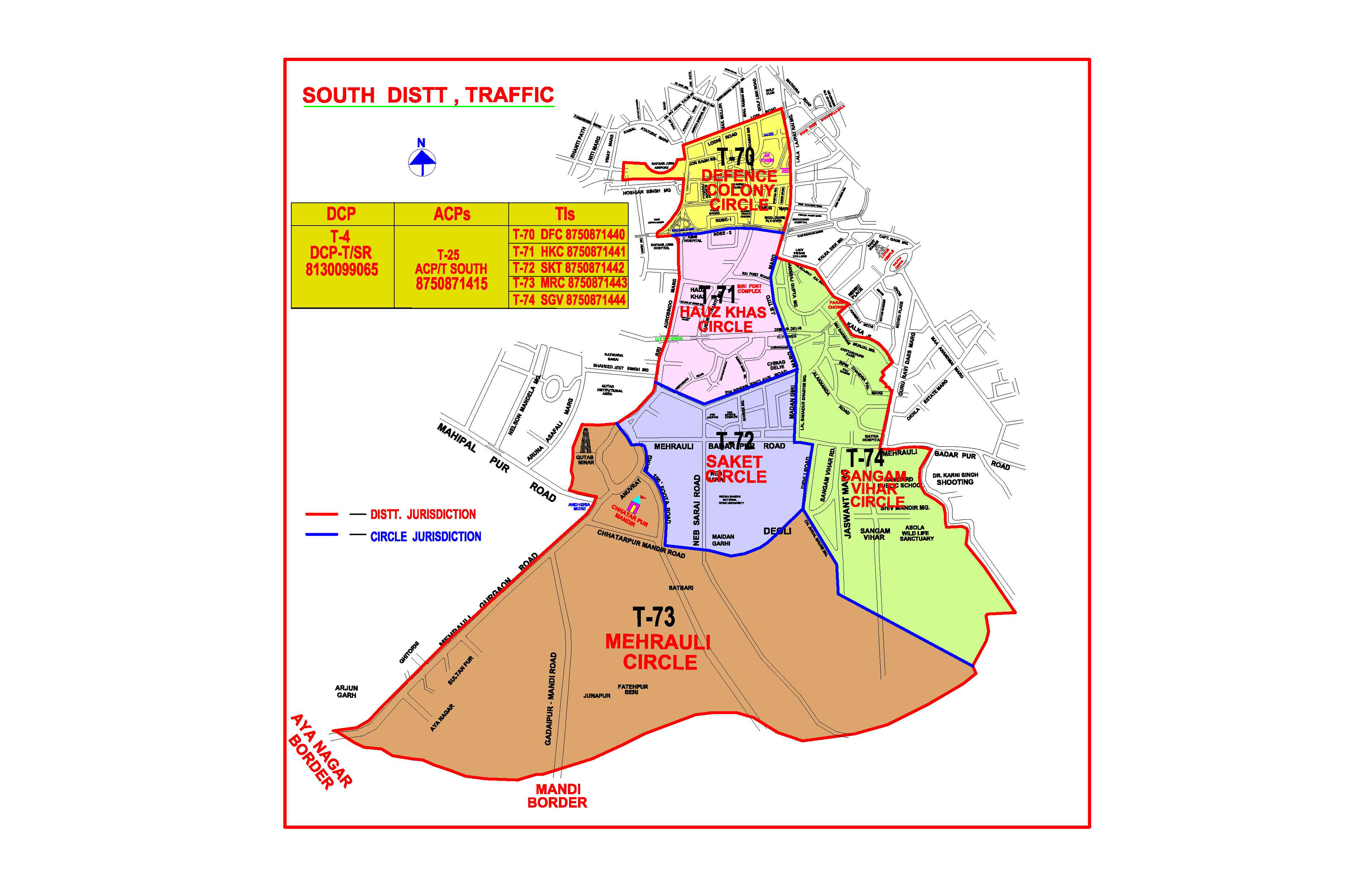 South District Map