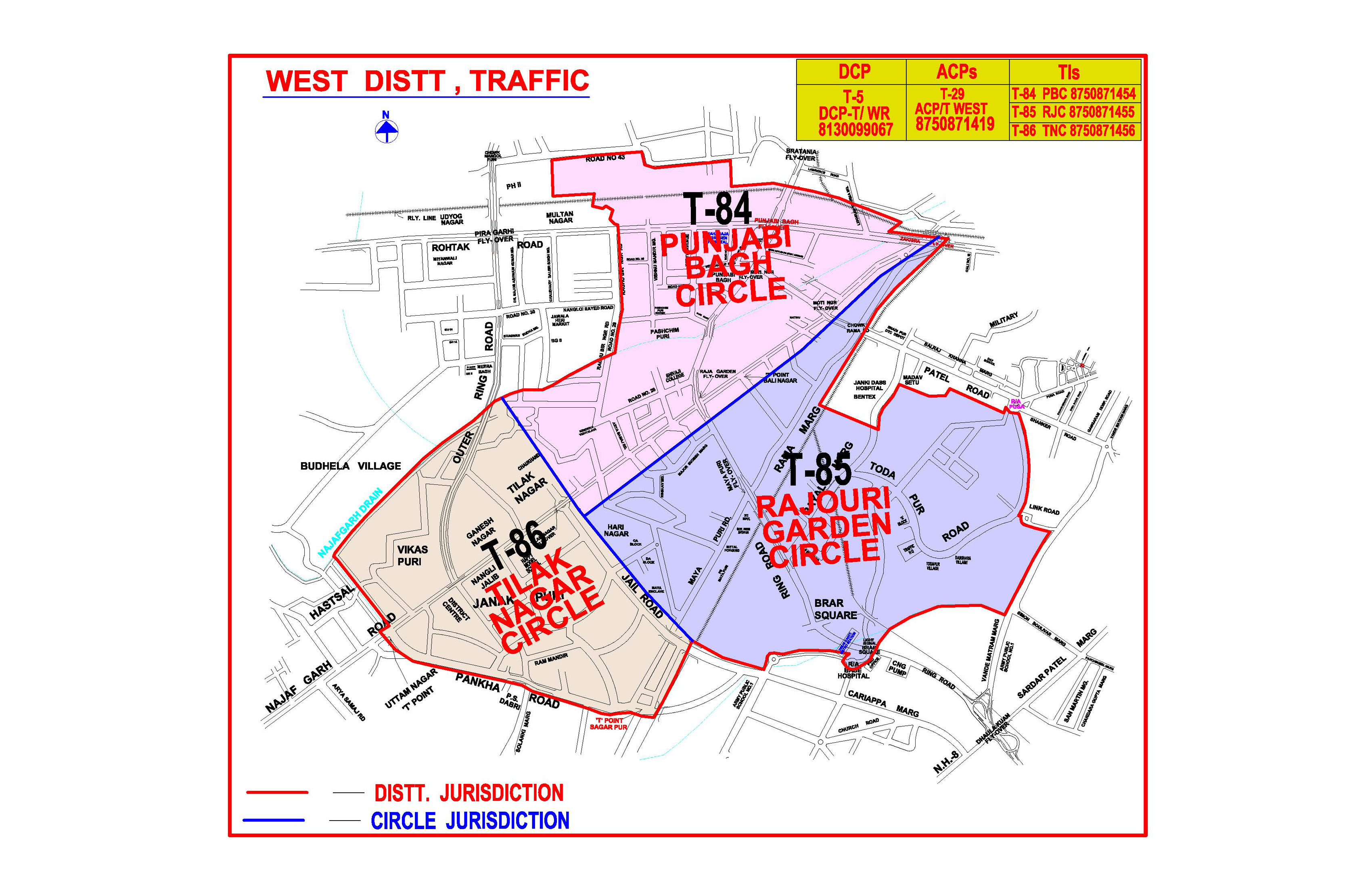 West District Map