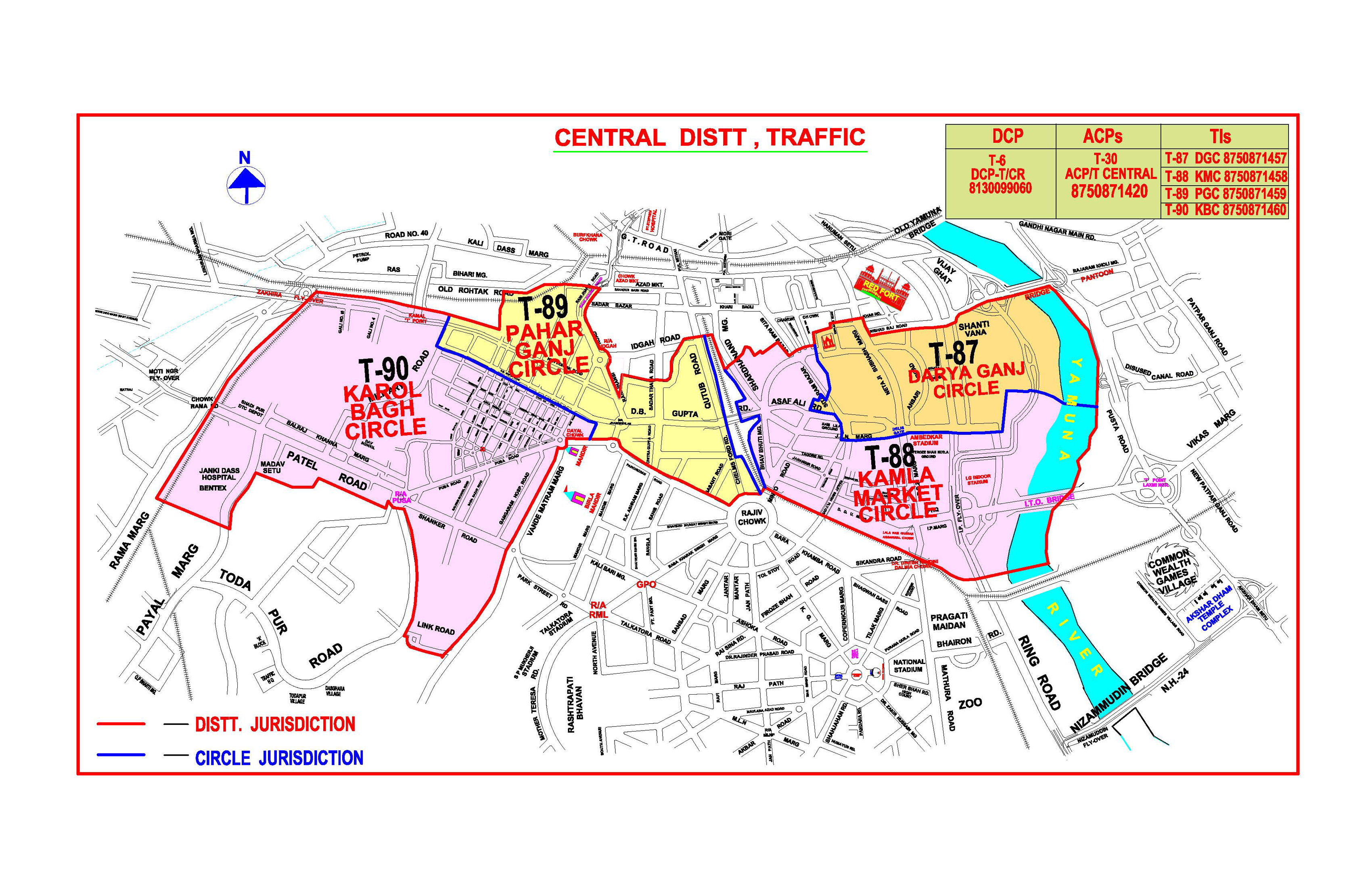 Central District Map