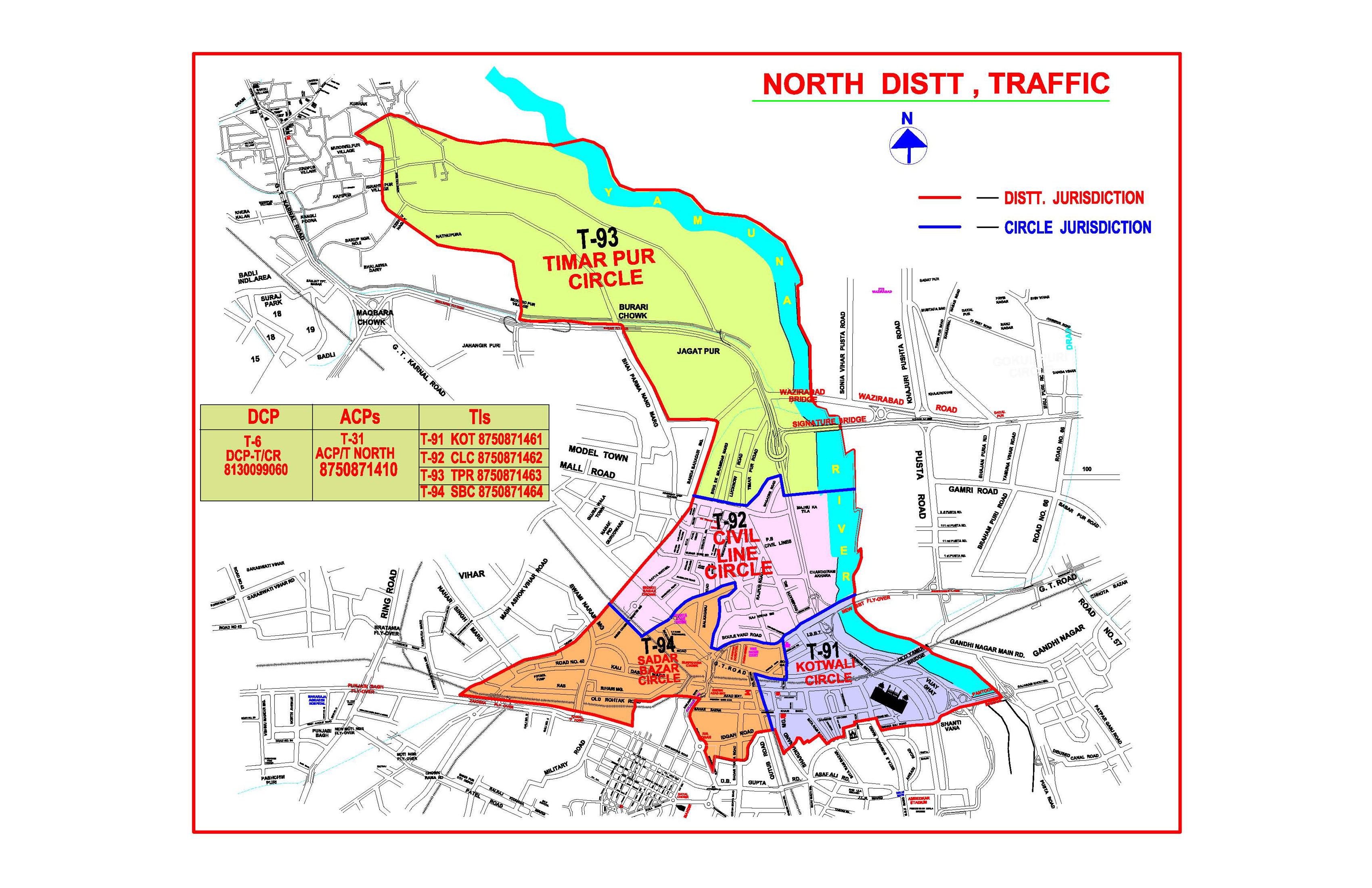 North District Map
