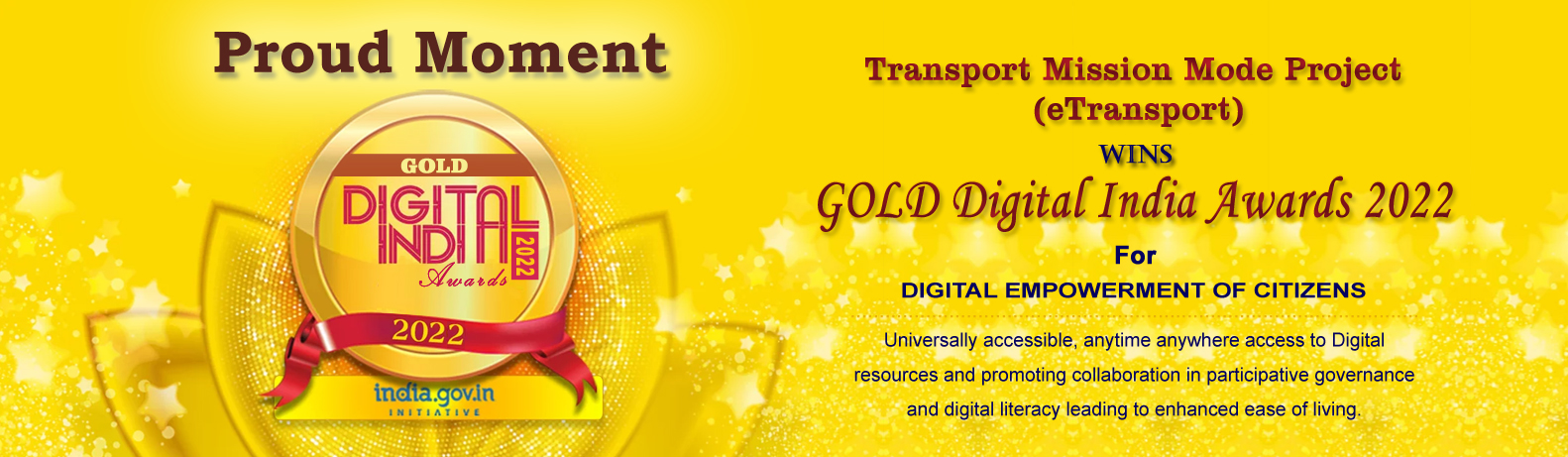 Banner English Digital India Awards 2022
